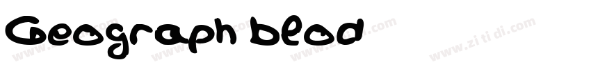 Geograph blod字体转换